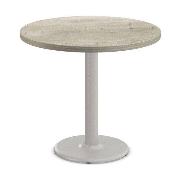 Special-T Table, Round, 36in Dia x 42in, Fog Gray Base/ Aged Driftwood Top SCTCANT236BHGAD - main